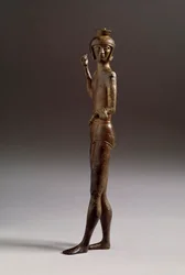 Cywilizacja etruska: brązowa statuetka wojownika