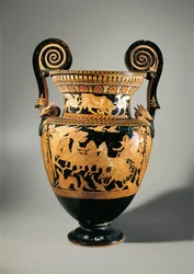 Włochy, Lacjum, Civita Castellana, Falerii, krater Volute (waza do mieszania wina i wody)