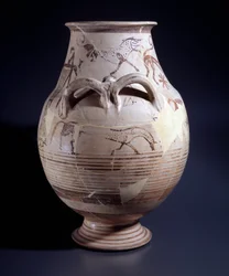 Krater z terakoty, 680-660 pne
