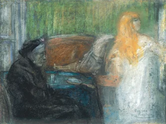 Matka Van Mieghem śniąca (Vanitas)