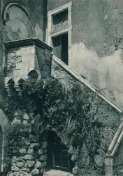 Cichy zakątek Taorminy, Sycylia, Włochy, 1927