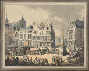 Place de Meir w Antwerpii, 1797.
