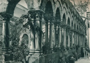 Ruiny małej kaplicy, Palermo, Sycylia, Włochy, 1927