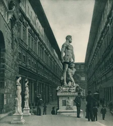 Galeria Uffizi, Florencja, Włochy, 1927