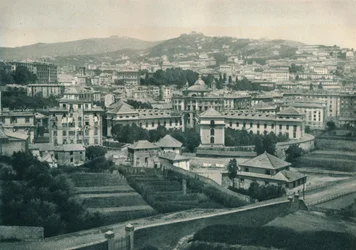 Widok Genui, Włochy, 1927