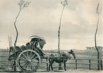Nosiciel wina w Kampanii, Rzym, Włochy, 1927
