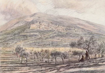 Asyż (kolorowa litografia)