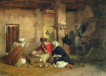 Kawiarnia arabska, około 1874