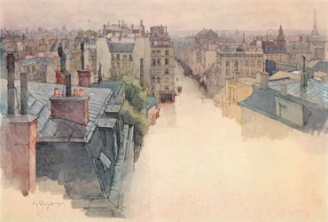 Paryż oglądany z Montmartre, 1915