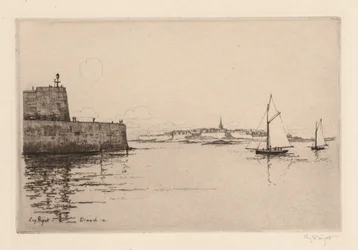 Saint-Malo Vue de Dinard (Saint-Malo vu de Dinard)