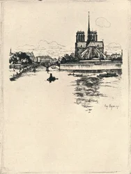 Apsyda Notre Dame, 1915