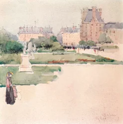 Ogrody Tuileries, 1915