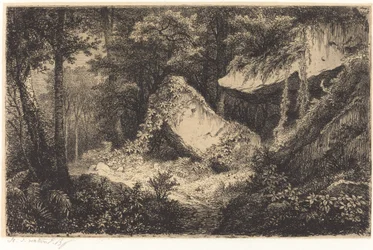 Białe skały, opublikowana w 1849 r.