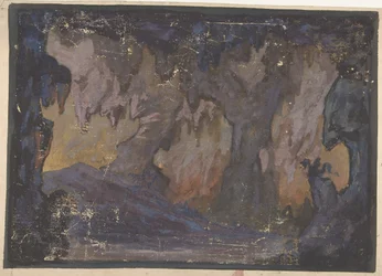 Projekt scenografii w Operze, Paryż, 1830-90.
