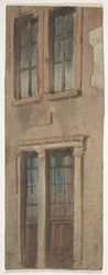 Projekt scenografii w Operze, Paryż, 1830-90.