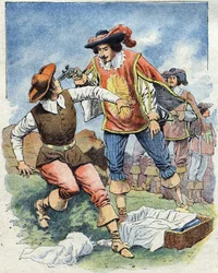 Ilustracja do "Les Trois Mousquetaires" (Trzej muszkieterowie)