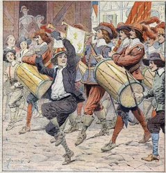 Ilustracja do "Vint ans apres" (Dwadzieścia lat później)