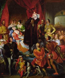 Narodziny Henryka IV, ok. 1827