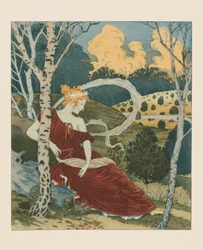 W lesie ok. 1899 r.