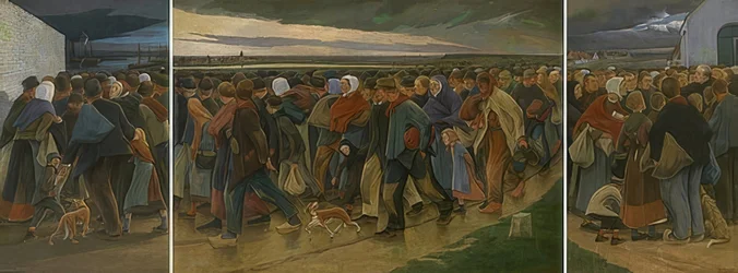 Emigranci (tryptyk). 1896