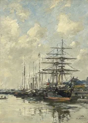 Deauville, basen łodzi, 1887