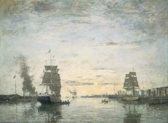Wejście do portu, Le Havre, 1883.