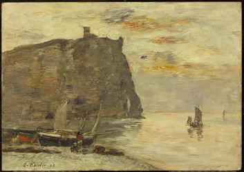 Klify w Etrétat, 1894