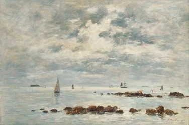 Odpływ, Saint Vaast la Hougue, 1892