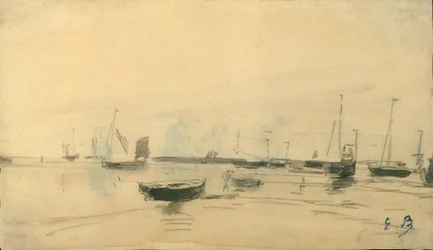 Scena morska prosto, 1870-85.
