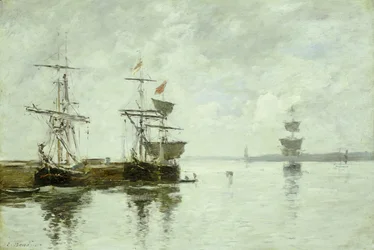 Scena portowa, ok.1880
