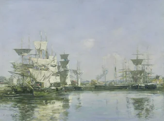 Basen w Deauville, ok. 1880-85