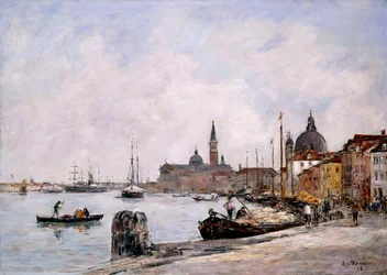 Nabrzeże na Giudecce, Wenecja, 1895
