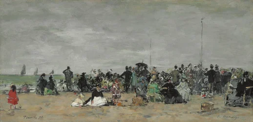 Plaża Trouville, 1874