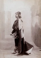 Francuski komik Dauvillier, ok. 1900 r., zdjęcie Eugene Pirou