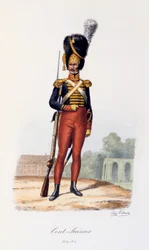 Sto Szwajcarów, 1814-17
