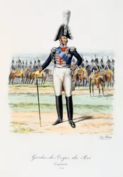Ochroniarze króla, kapitan, 1814