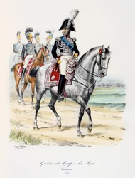 Ochroniarze króla, kapitan, 1820