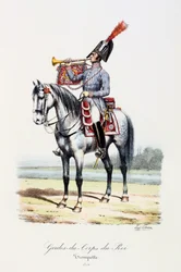 Ochroniarze króla, Trębacz, 1814