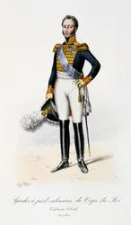 Zwykła Straż Piechoty Korpusu Królewskiego, kapitan-pułkownik, 1817-30