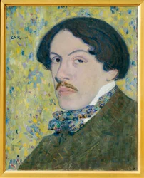 Portrait du peintre Leopold Gottlieb - Portret malarza Leopolda Gottlieba ...