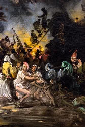 Szabat, około 1865 (olej na drewnie)