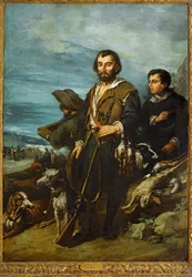 Łowca (obraz na płótnie)