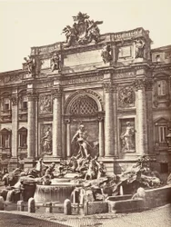 Fontanna di Trevi, 1848-52.