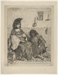 Żydowska panna młoda w Tangerze, 1833., 1833.