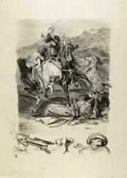 Walka między Giaour i Pasha