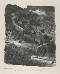 Faust i Mefistofeles w górach Hartz Goethe, Faust, 1825-27., 1825-27.