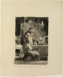 Faust w swoim gabinecie