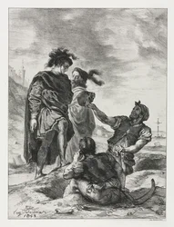 Hamlet: Hamlet i Horatio z grabarzami
