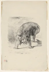 Lew stojący, 1833., 1833.