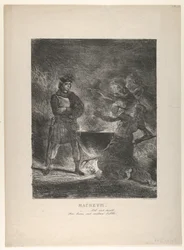 Macbeth Consulting the Witches, 1825., 1825.